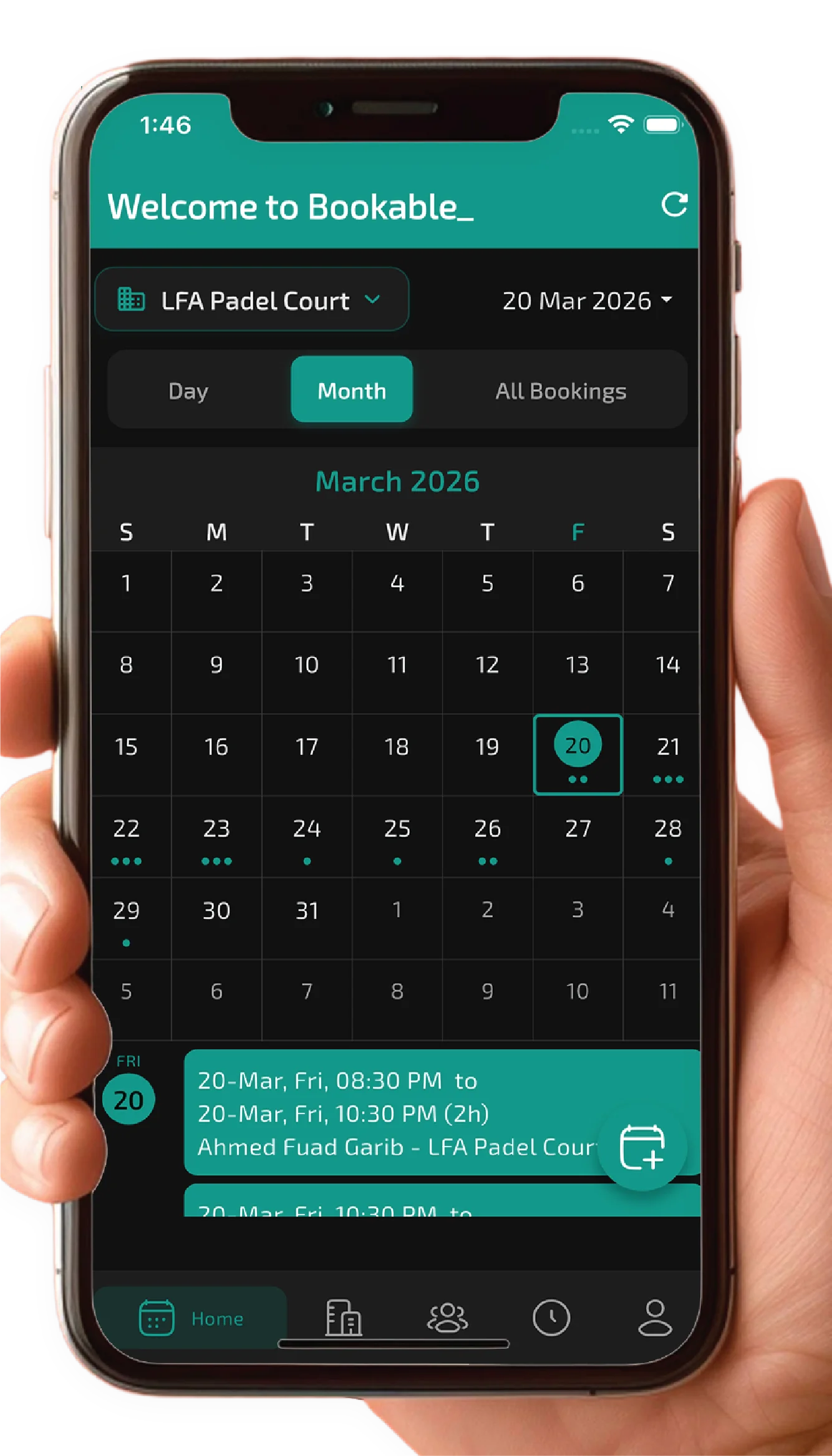 Bookable app — office space booking
